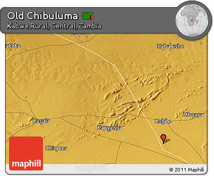 Physical 3D Map of Old Chibuluma