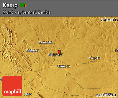 Physical 3D Map of Kasip