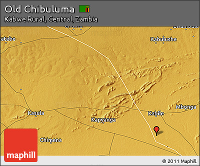 Physical 3D Map of Old Chibuluma