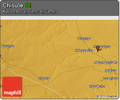 Physical 3D Map of Chisule