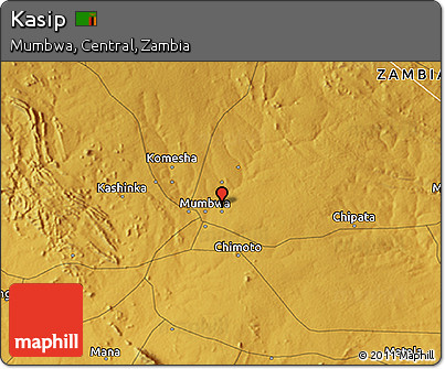 Physical 3D Map of Kasip