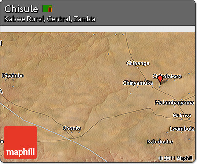 Satellite 3D Map of Chisule