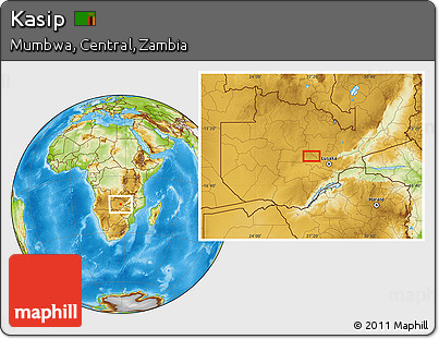 Physical Location Map of Kasip