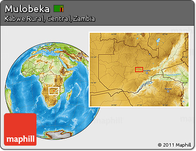 Physical Location Map of Mulobeka