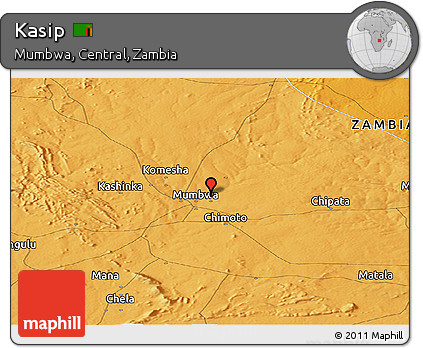 Political Panoramic Map of Kasip