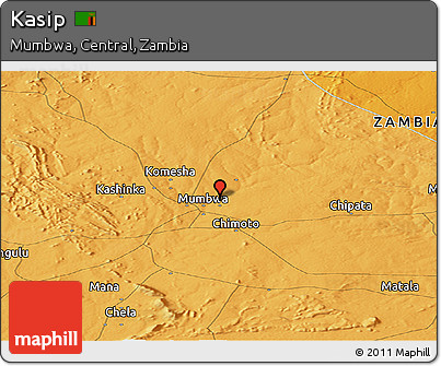 Political Panoramic Map of Kasip