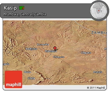 Satellite Panoramic Map of Kasip
