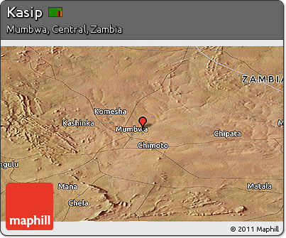 Satellite Panoramic Map of Kasip