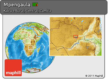 Physical Location Map of Mpengaula