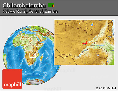 Physical Location Map of Chilambalamba