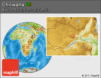 Physical Location Map of Chilwana
