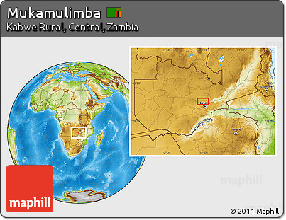 Physical Location Map of Mukamulimba