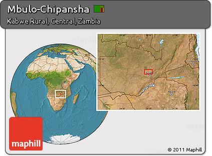 Satellite Location Map of Mbulo-Chipansha