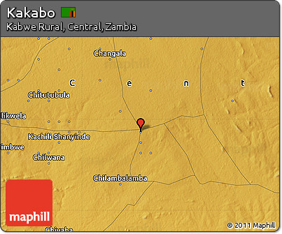 Physical Map of Kakabo