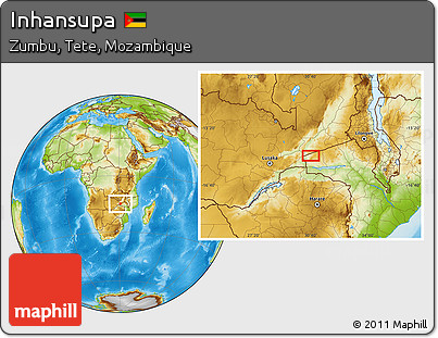 Physical Location Map of Inhansupa