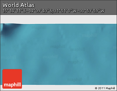 Satellite 3D Map of the Area around 14° 56' 57" S, 31° 22' 30" W