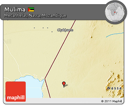 Physical 3D Map of Mulima
