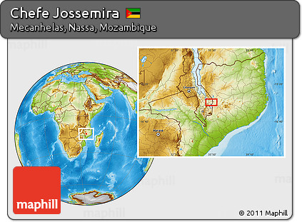 Physical Location Map of Chefe Jossemira