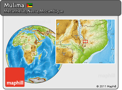 Physical Location Map of Mulima