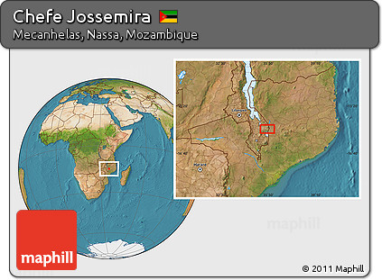 Satellite Location Map of Chefe Jossemira