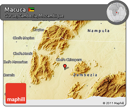 Physical 3D Map of Macuca
