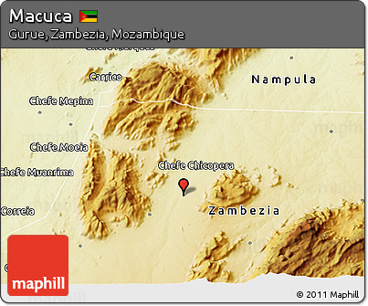 Physical 3D Map of Macuca