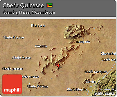 Satellite 3D Map of Chefe Quirasse
