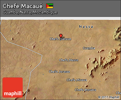 Satellite 3D Map of Chefe Macaué