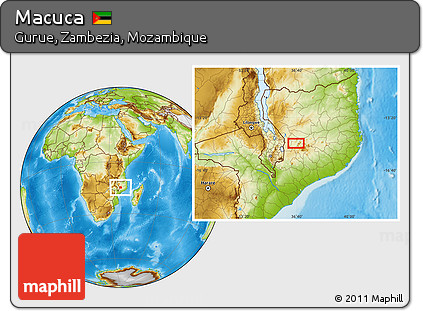 Physical Location Map of Macuca