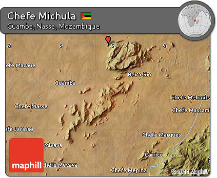 Satellite Map of Chefe Michula