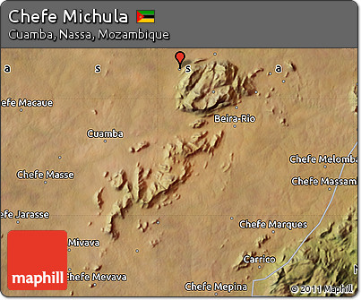 Satellite Map of Chefe Michula