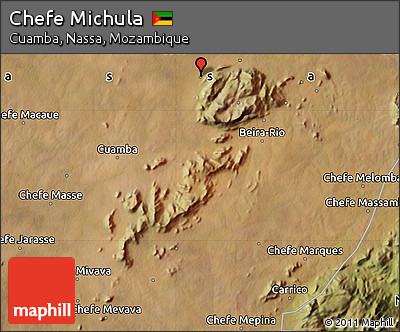 Satellite Map of Chefe Michula