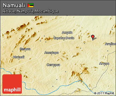 Physical 3D Map of Namuali