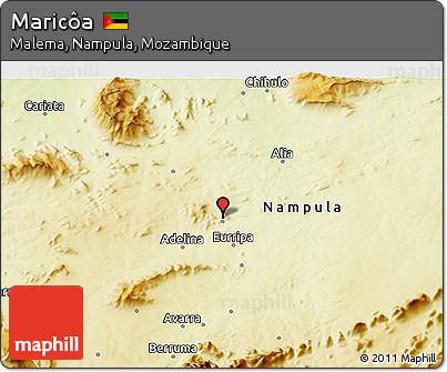 Physical 3D Map of Maricôa