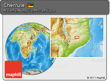 Physical Location Map of Chérrule