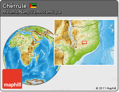 Physical Location Map of Chérrule