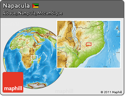 Physical Location Map of Napacula