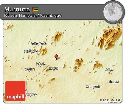 Physical 3D Map of Murruma