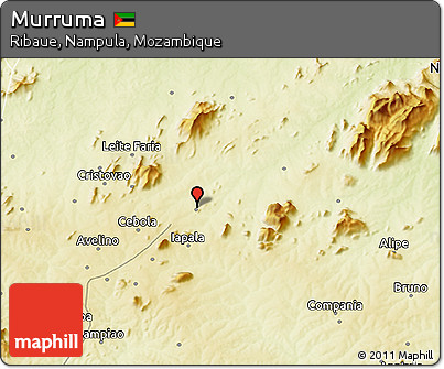 Physical 3D Map of Murruma