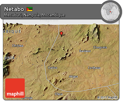 Satellite 3D Map of Netabo