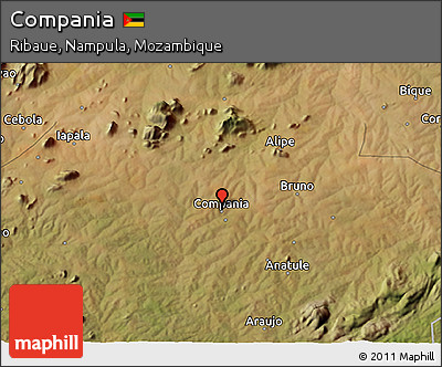 Satellite 3D Map of Compania