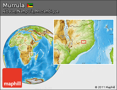 Physical Location Map of Murrula
