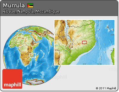 Physical Location Map of Murrula
