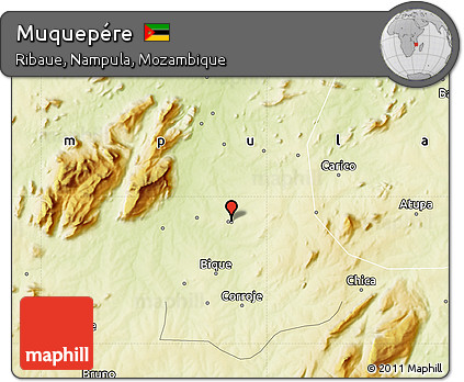 Physical Map of Muquepére