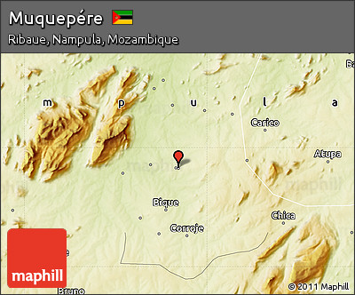 Physical Map of Muquepére
