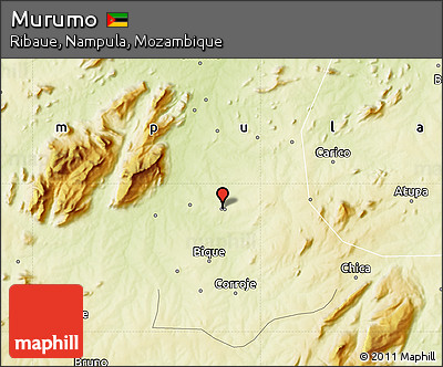 Physical Map of Murumo