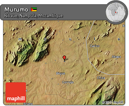 Satellite Map of Murumo
