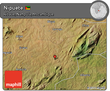 Satellite Map of Nipuete
