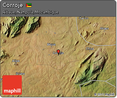 Satellite Map of Corroje
