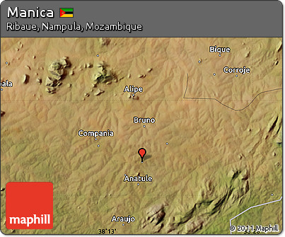 Satellite Map of Manica